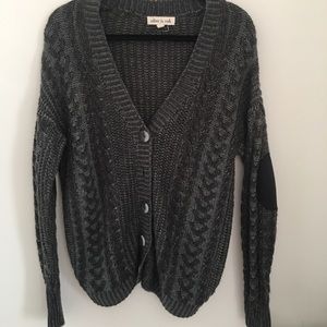 SWEATER W/ ELBOW PAD DETAIL